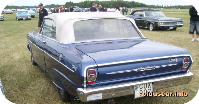 1962 Chevrolet Chevy II Nova 400 Convertible Coupe back